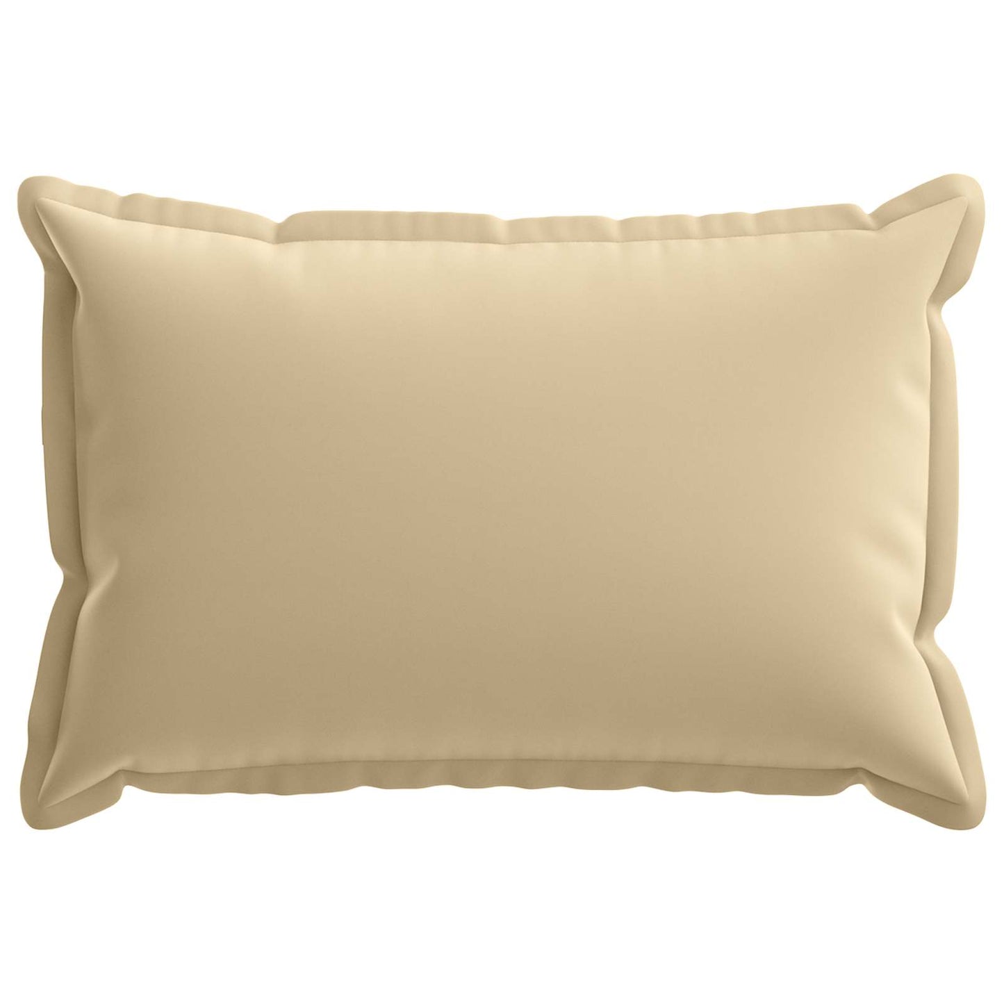 Cushion Cover 2 pcs HOUTEN Beige 50 x 80 cm Polyester