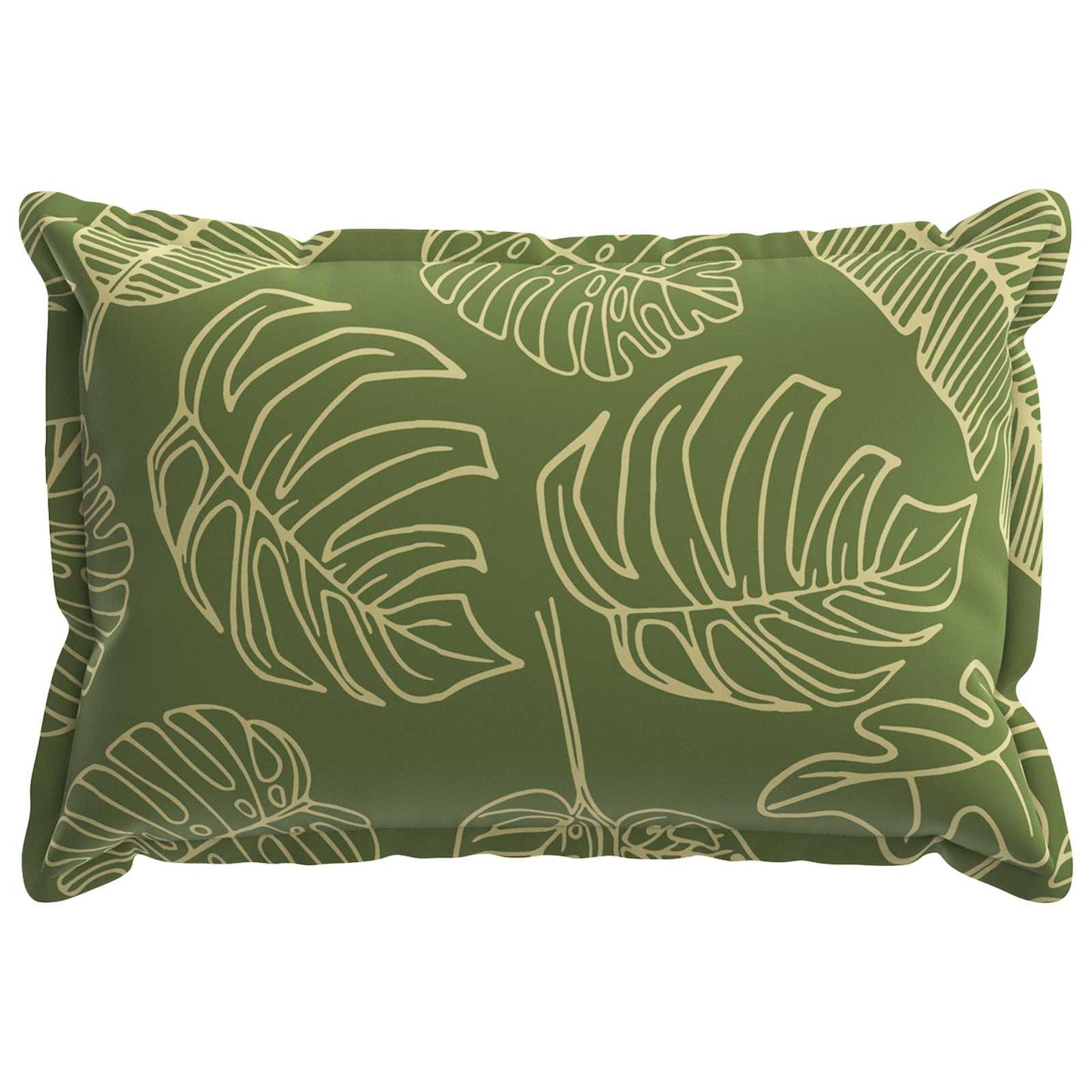 Cushion Cover 6 pcs HOUTEN Leaf Design 50 x 80 cm Polyester