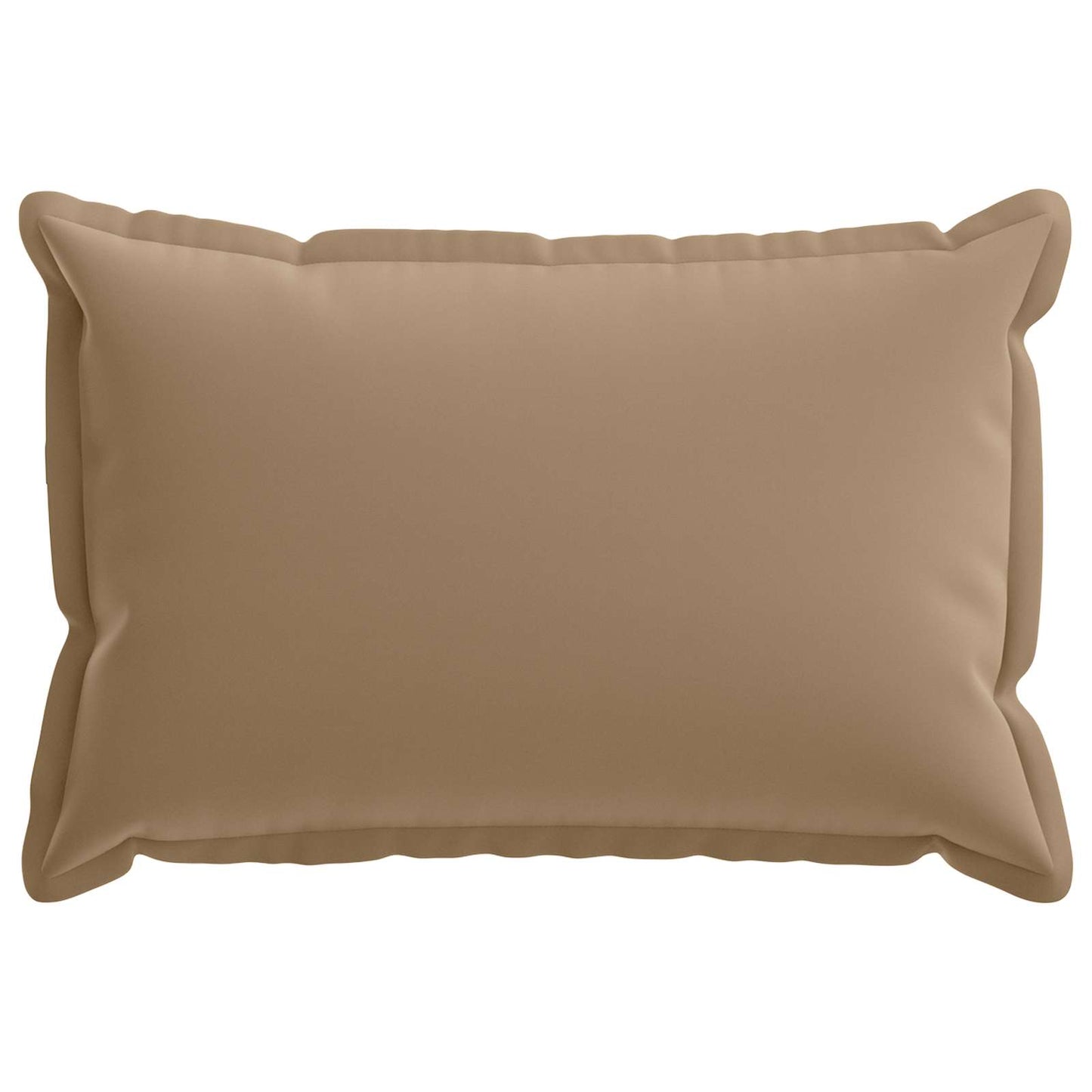Cushion Cover 2 pcs HOUTEN Taupe 50 x 80 cm Polyester
