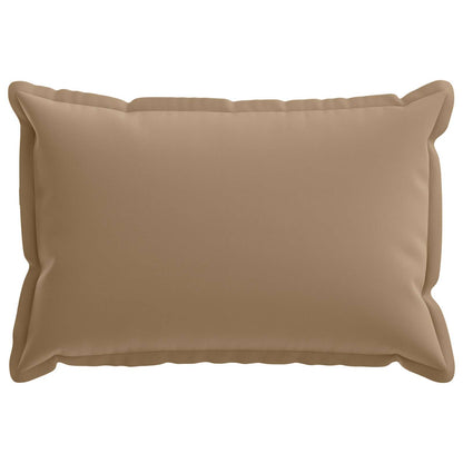 Cushion Cover 2 pcs HOUTEN Taupe 50 x 80 cm Polyester