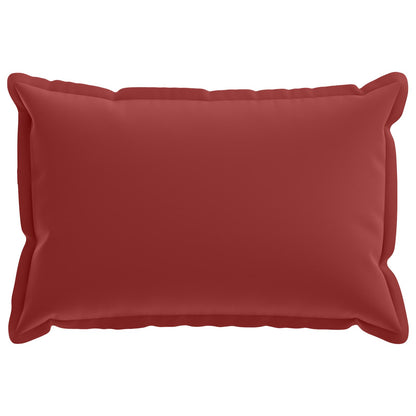 Cushion Cover 2 pcs HOUTEN Wine Red 50 x 80 cm Polyester