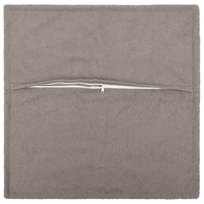 Cushion Cover 6 pcs HOUTEN Light Grey 55 x 55 cm Bouclé