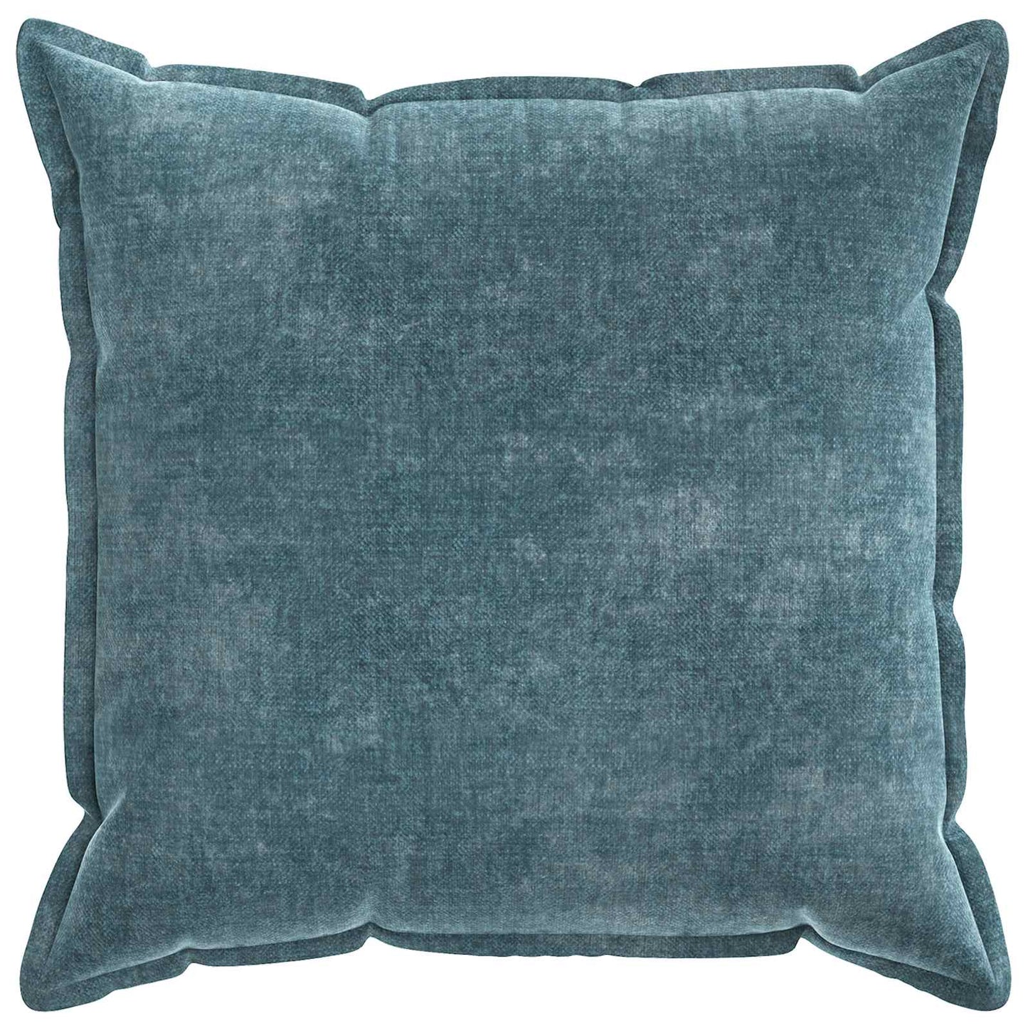 Cushion Cover 2 pcs HOUTEN Blue 55 x 55 cm Chenille Fabric