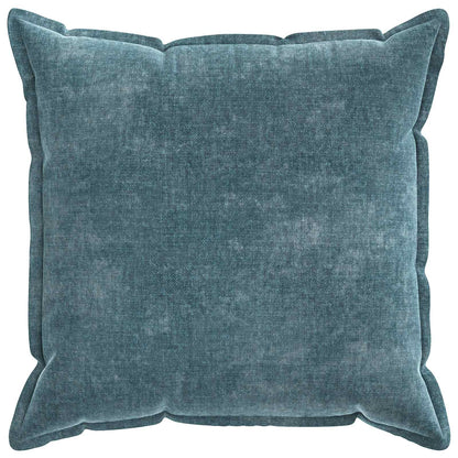 Cushion Cover 2 pcs HOUTEN Blue 55 x 55 cm Chenille Fabric