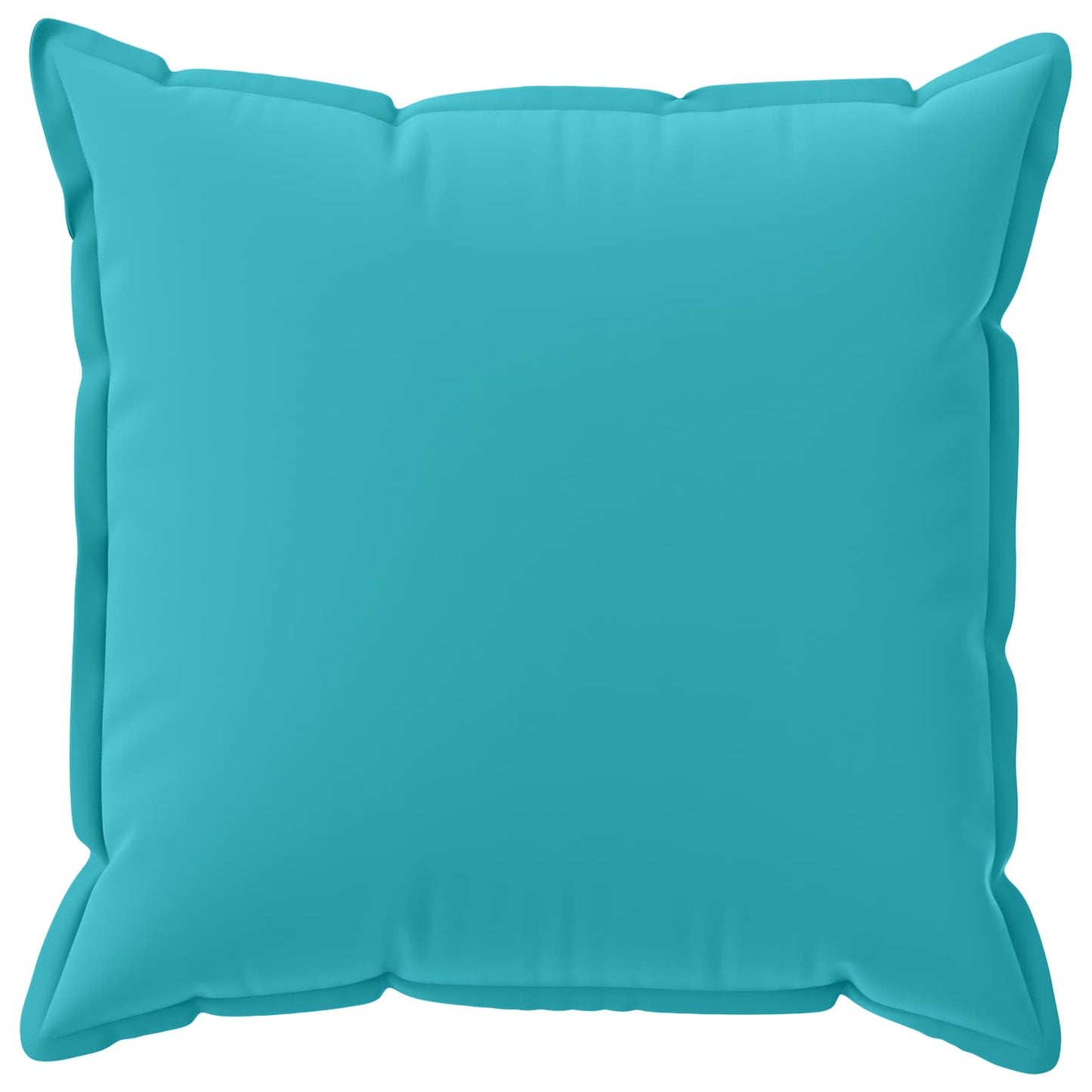 Cushion Cover 2 pcs HOUTEN Turquoise 55 x 55 cm Polyester