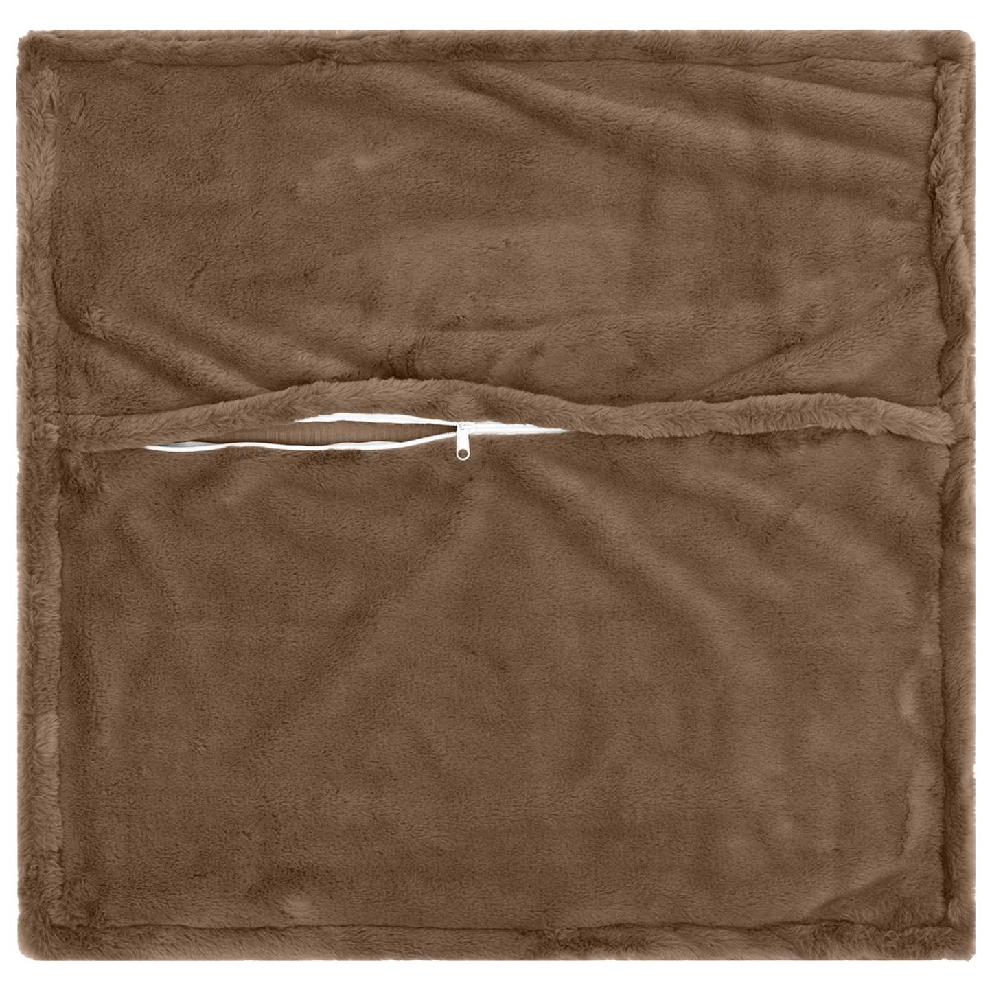 Cushion Cover 6 pcs HOUTEN Light Brown 55 x 55 cm