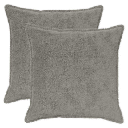 Cushion Cover 2 pcs HOUTEN Light Grey 55 x 55 cm