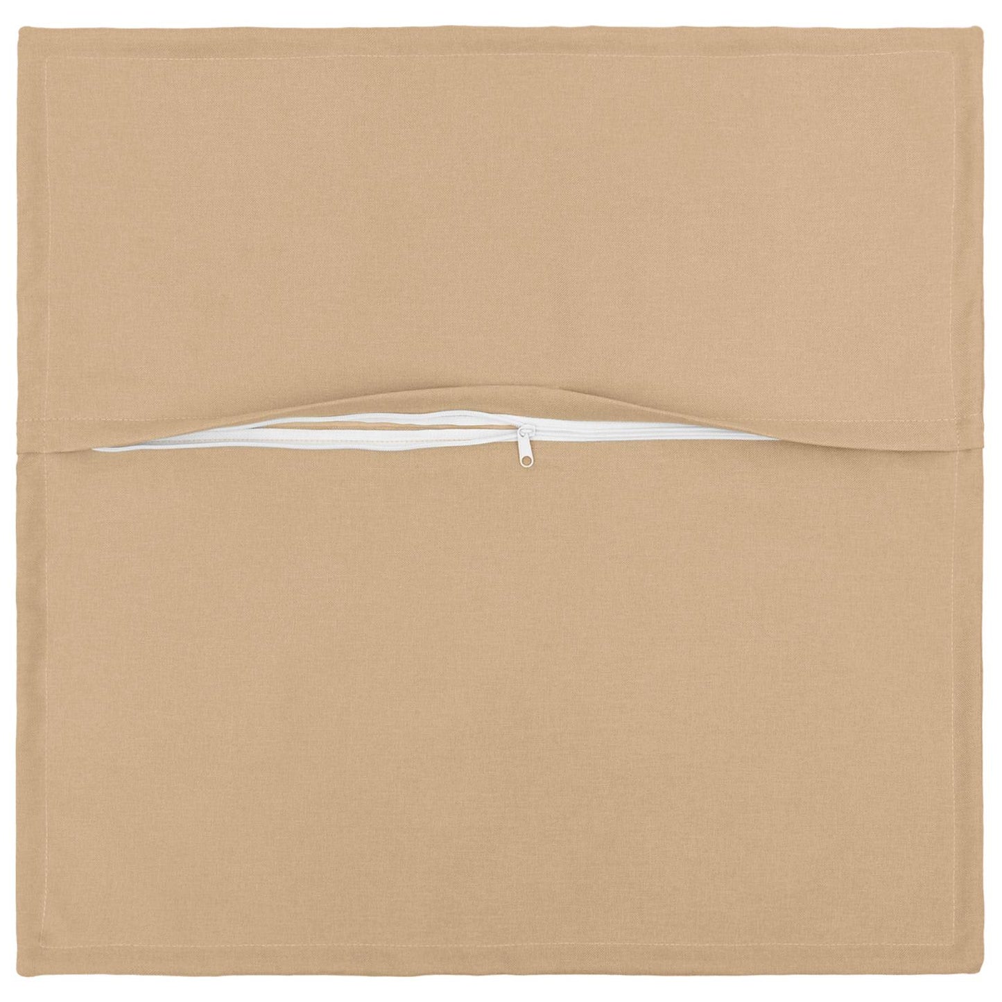 Cushion Cover 6 pcs HOUTEN Cream 60 x 60 cm Faux Linen