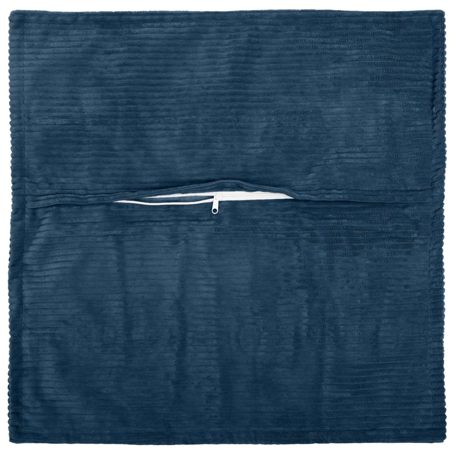 Cushion Cover 6 pcs HOUTEN Navy Blue 60 x 60 cm Corduroy