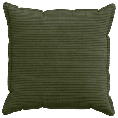 Cushion Cover 6 pcs HOUTEN Green 60 x 60 cm Corduroy
