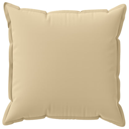 Cushion Cover 2 pcs HOUTEN Beige 60 x 60 cm Polyester