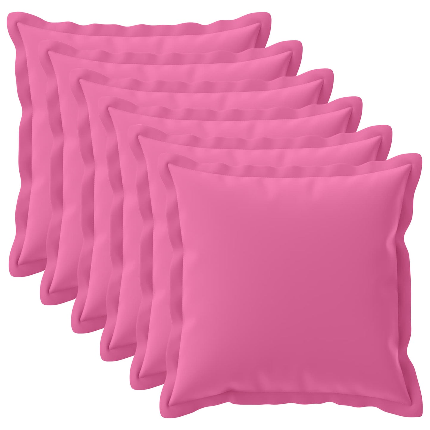 Cushion Cover 6 pcs HOUTEN Pink 60 x 60 cm Polyester