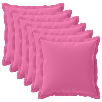 Cushion Cover 6 pcs HOUTEN Pink 60 x 60 cm Polyester