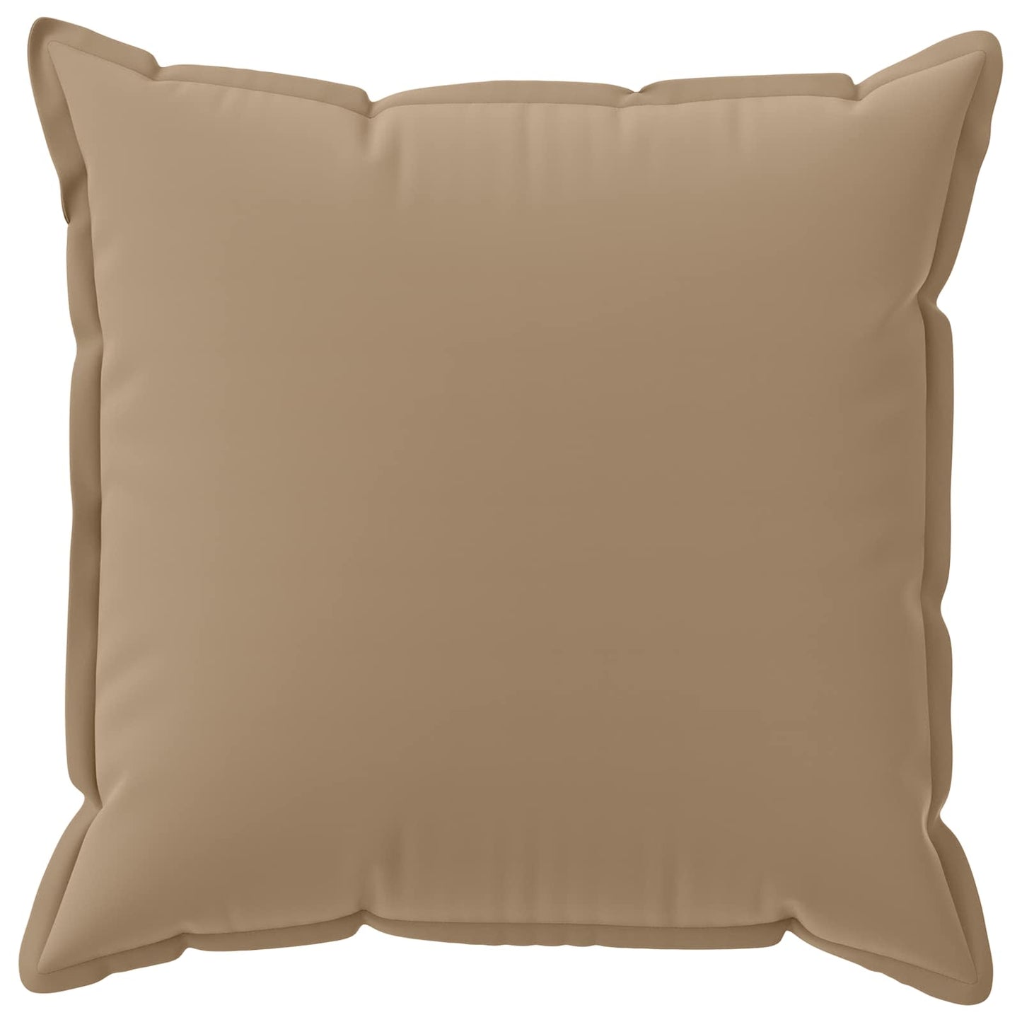 Cushion Cover 6 pcs HOUTEN Taupe 60 x 60 cm Polyester