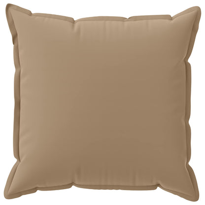 Cushion Cover 6 pcs HOUTEN Taupe 60 x 60 cm Polyester