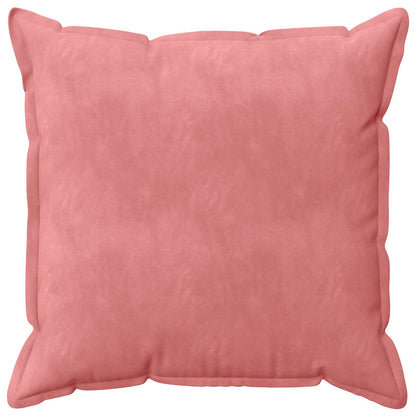 Cushion Cover 2 pcs HOUTEN Pink 65 x 65 cm Velvet