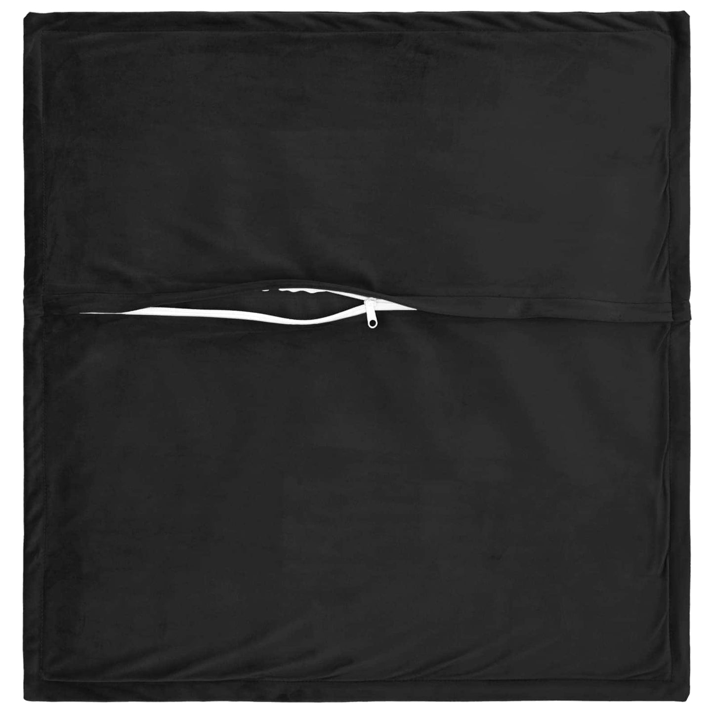 Cushion Cover 6 pcs HOUTEN Black 65 x 65 cm Velvet