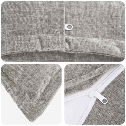Cushion Cover 6 pcs HOUTEN Light Grey 65 x 65 cm