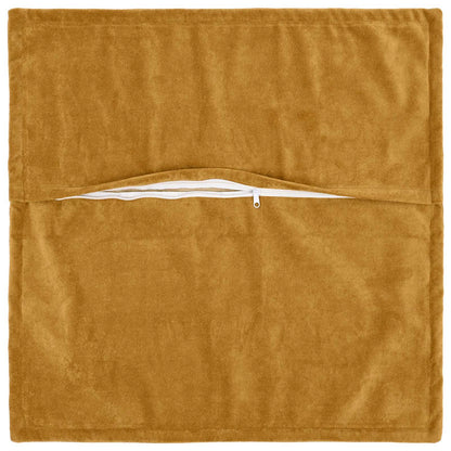 Cushion Cover 6 pcs HOUTEN Yellow 65 x 65 cm Microfiber Fleece
