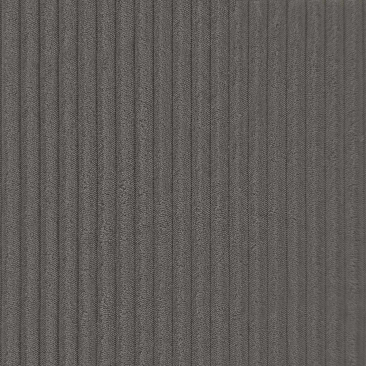 Cushion Cover 6 pcs HOUTEN Dark Grey 70 x 70 cm Corduroy