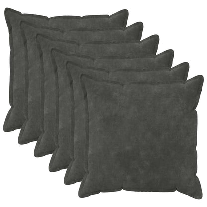 Cushion Cover 6 pcs HOUTEN Anthracite 70 x 70 cm