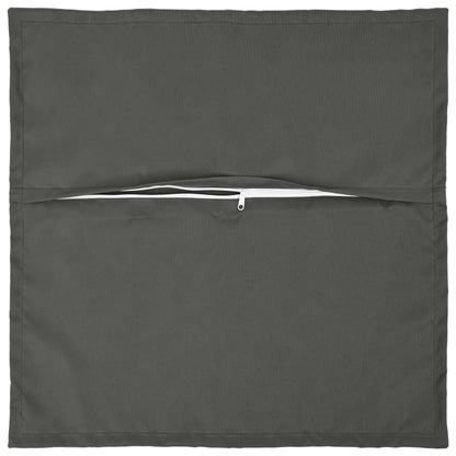 Cushion Cover 6 pcs HOUTEN Anthracite 70 x 70 cm Polyester