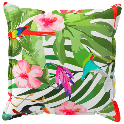 Cushion Cover 6 pcs HOUTEN Black 70 x 70 cm Polyester
