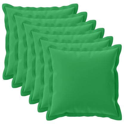 Cushion Cover 6 pcs HOUTEN Green 70 x 70 cm Polyester