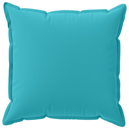 Cushion Cover 2 pcs HOUTEN Turquoise 70 x 70 cm Polyester