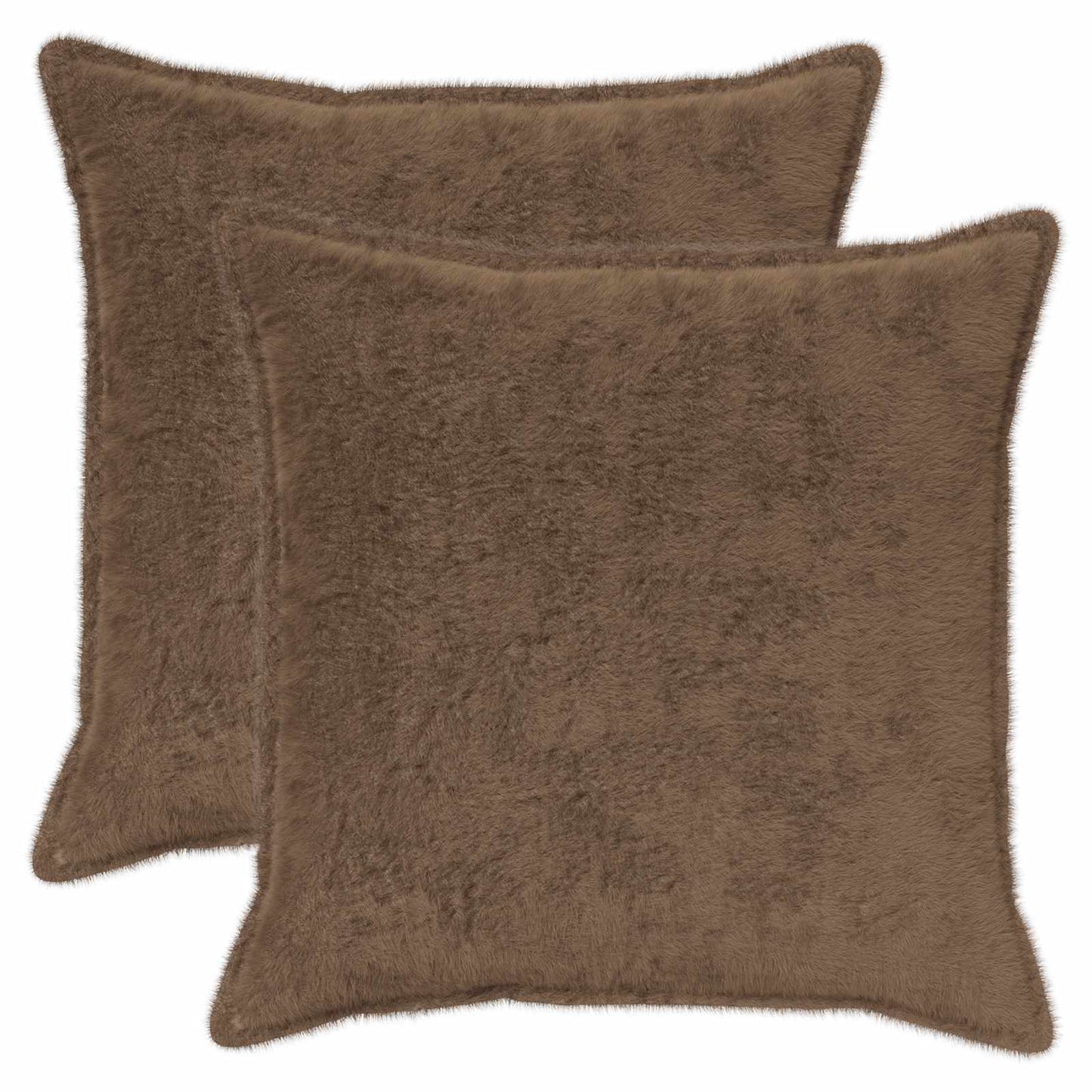 Cushion Cover 2 pcs HOUTEN Light Brown 70 x 70 cm
