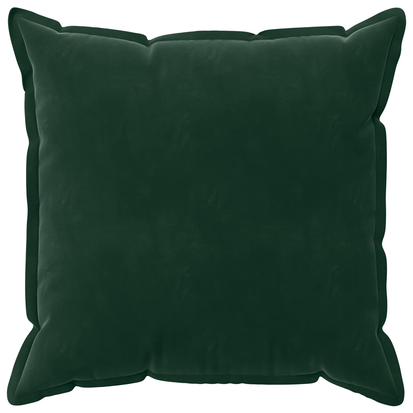 Cushion Cover 6 pcs HOUTEN Dark Green 80 x 80 cm Velvet