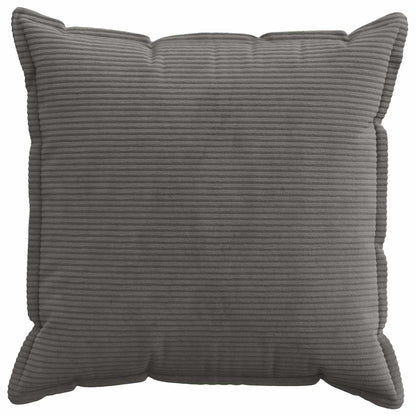 Cushion Cover 6 pcs HOUTEN Dark Grey 80 x 80 cm Corduroy