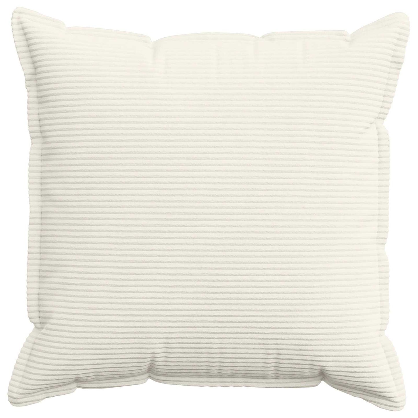 Cushion Cover 2 pcs HOUTEN Cream 80 x 80 cm Corduroy