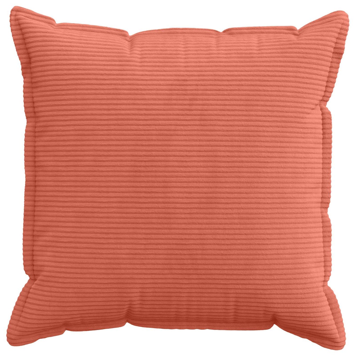 Cushion Cover 6 pcs HOUTEN Red Orange 80 x 80 cm Corduroy