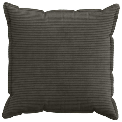 Cushion Cover 6 pcs HOUTEN Anthracite 80 x 80 cm Corduroy