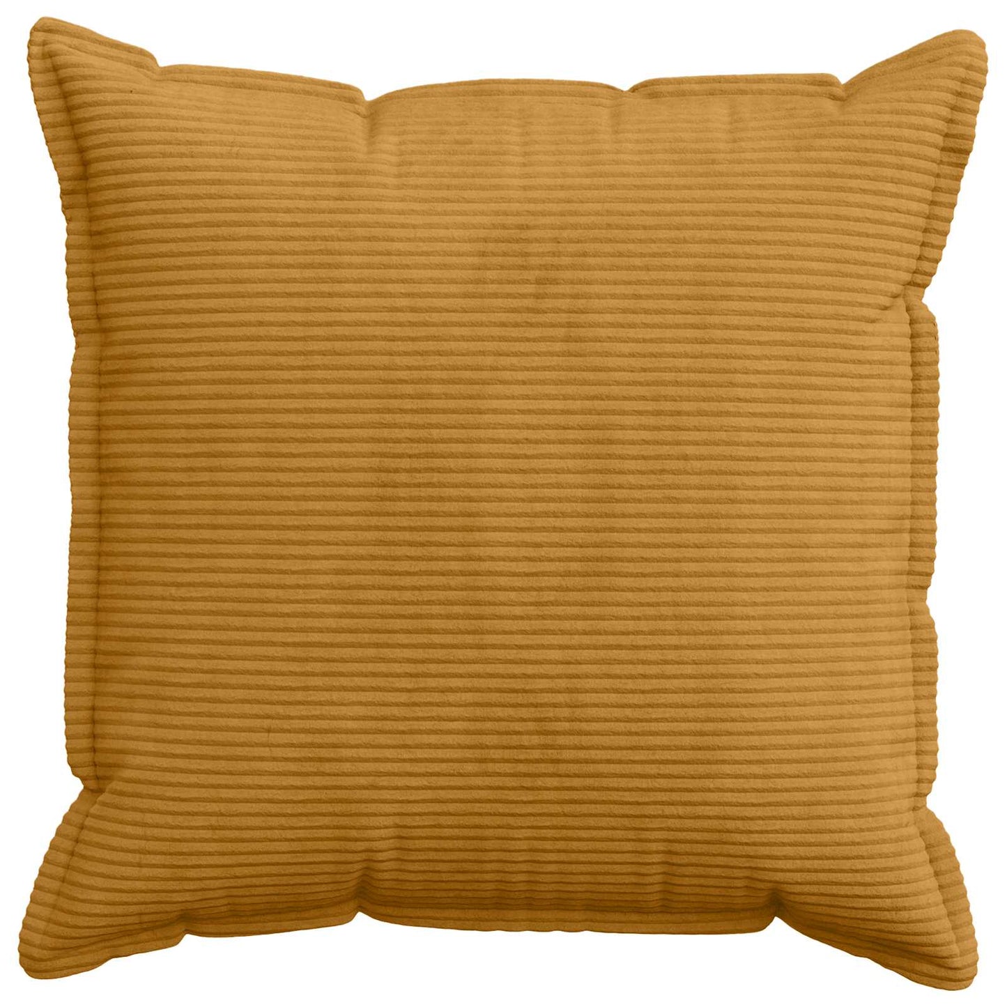 Cushion Cover 6 pcs HOUTEN Yellow 80 x 80 cm Corduroy