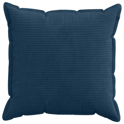 Cushion Cover 6 pcs HOUTEN Navy Blue 80 x 80 cm Corduroy