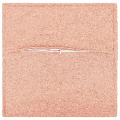 Cushion Cover 6 pcs HOUTEN Pink 80 x 80 cm Bouclé