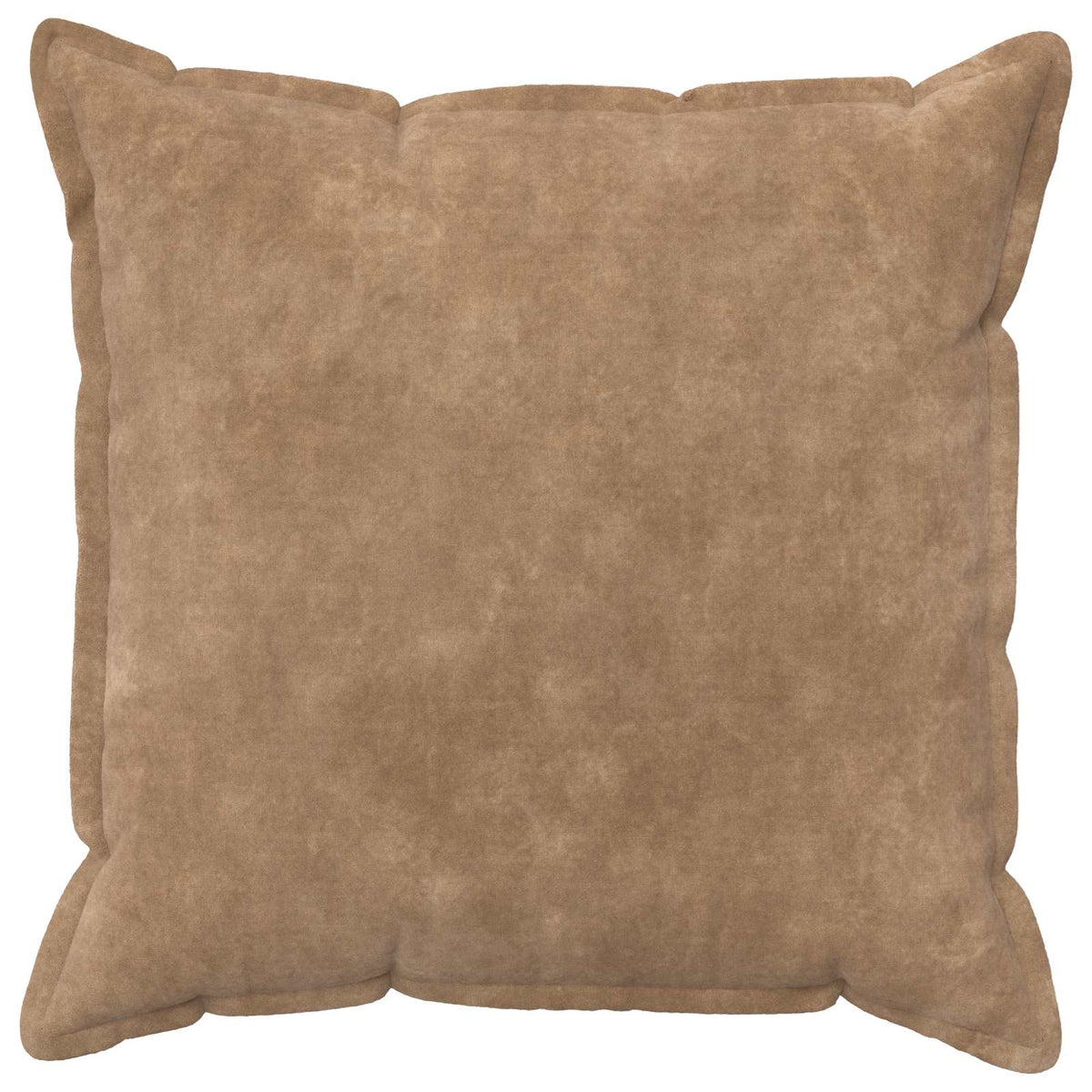 Cushion Cover 6 pcs HOUTEN Taupe 80 x 80 cm Microfiber Fleece
