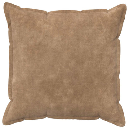 Cushion Cover 6 pcs HOUTEN Taupe 80 x 80 cm Microfiber Fleece