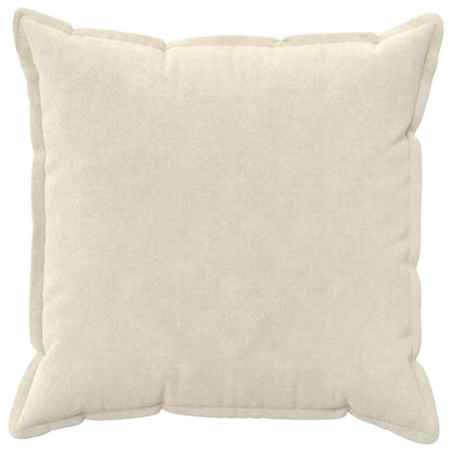 Cushion Cover 6 pcs HOUTEN Cream 80 x 80 cm Microfiber Fleece
