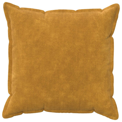 Cushion Cover 6 pcs HOUTEN Yellow 80 x 80 cm Microfiber Fleece