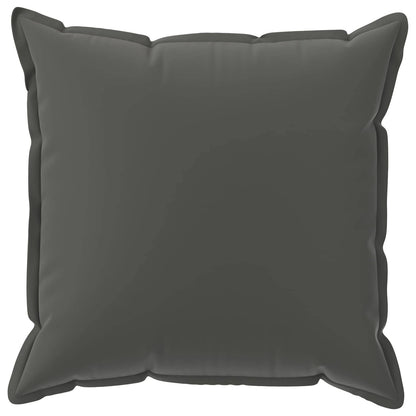 Cushion Cover 2 pcs HOUTEN Anthracite 80 x 80 cm Polyester