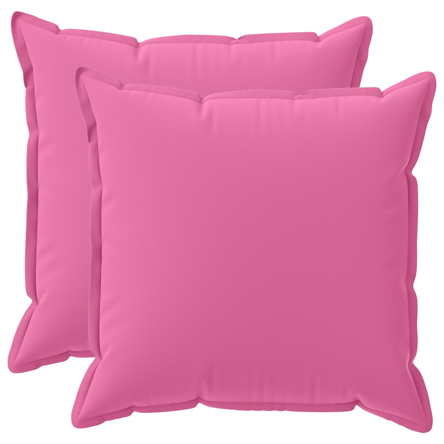 Cushion Cover 2 pcs HOUTEN Pink 80 x 80 cm Polyester