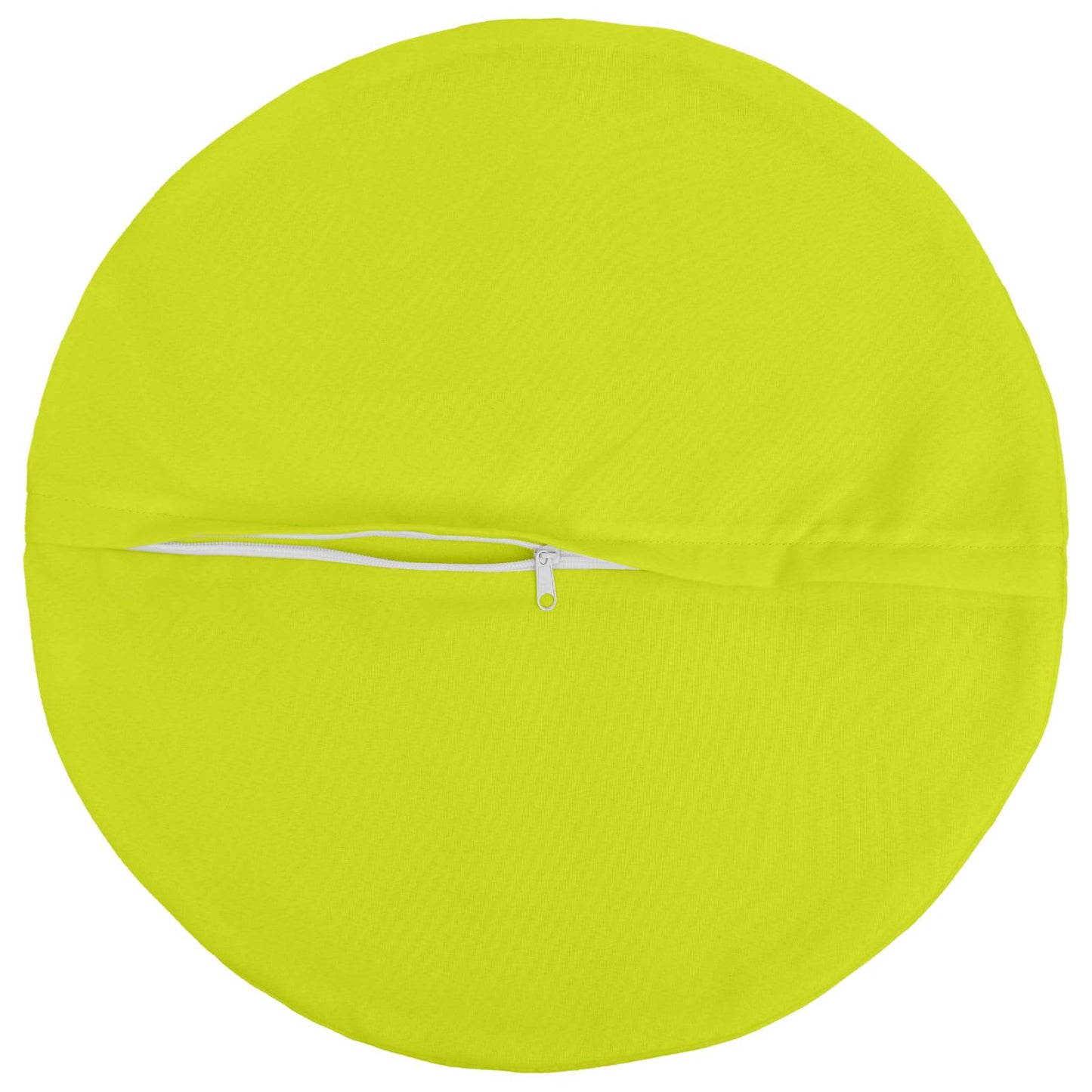 Cushion Cover 6 pcs HEERLEN Bright Green Ø 30 cm Polyester