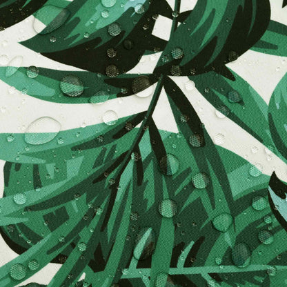 Cushion Cover 6 pcs HEERLEN Leaf Pattern Ø 30 cm Polyester