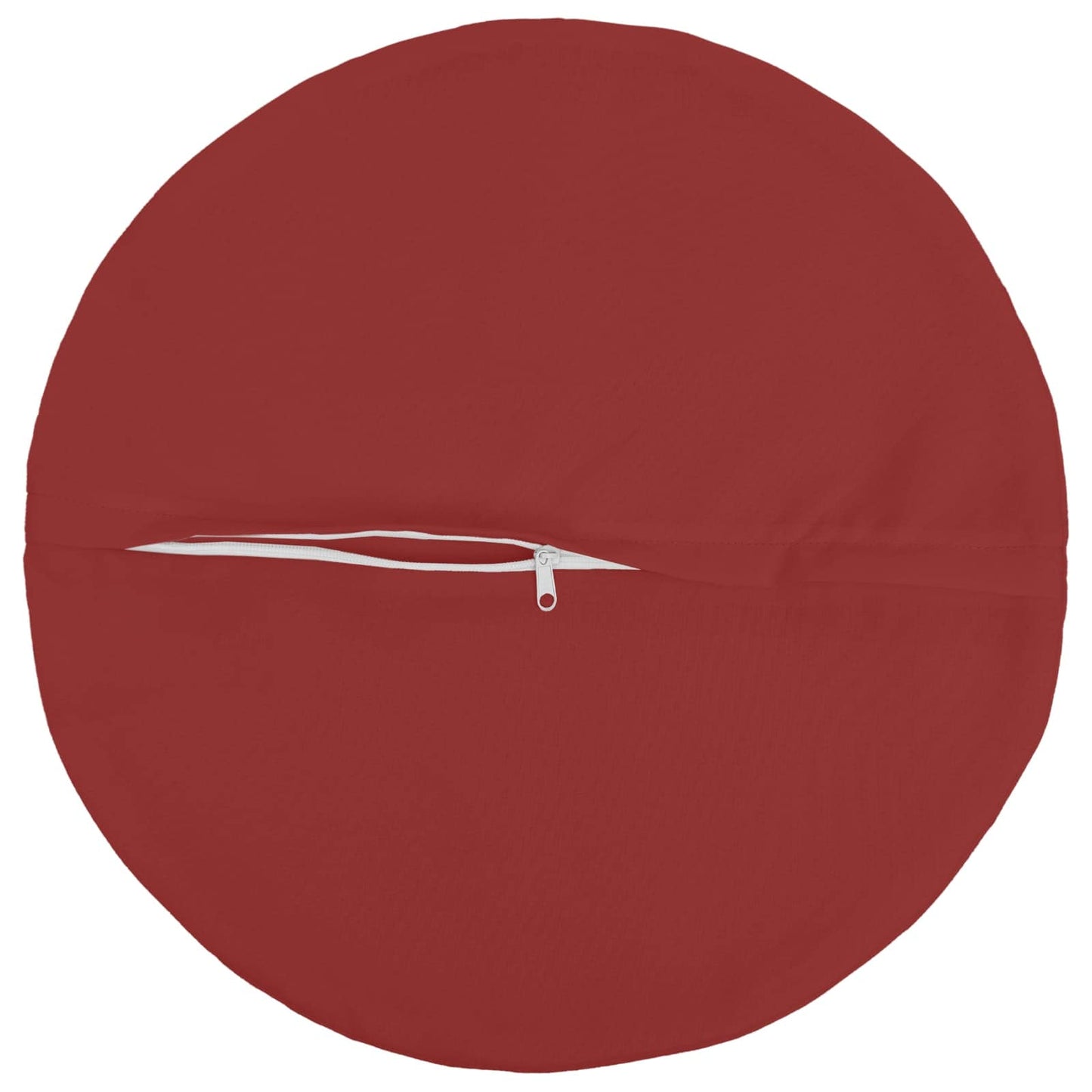 Cushion Cover 2 pcs HEERLEN Wine Red Ø 30 cm Polyester