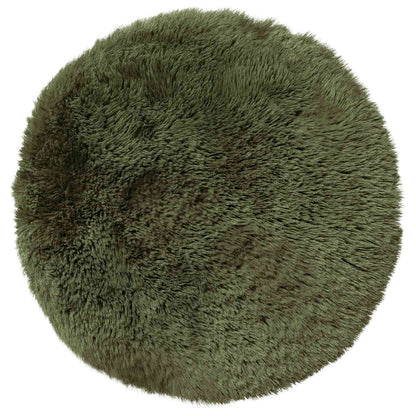 Cushion Cover 2 pcs HEERLEN Green Ø 30 cm PV Fleece