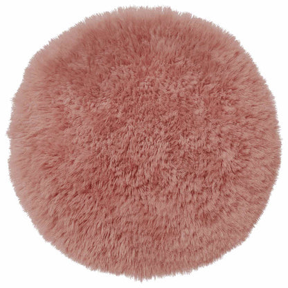Cushion Cover 2 pcs HEERLEN Pink Ø 30 cm PV Fleece