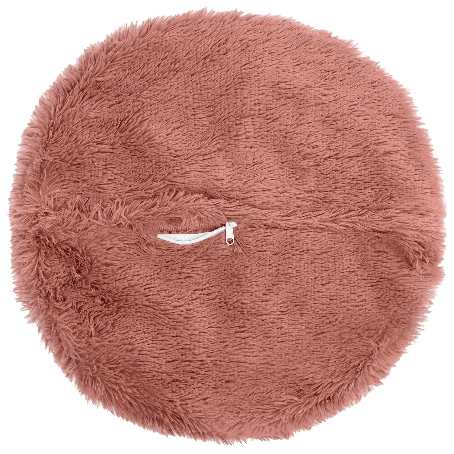 Cushion Cover 6 pcs HEERLEN Pink Ø 30 cm PV Fleece